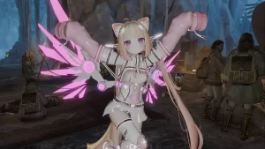 怪物猎人荒野mod-chiffon戚风 机甲风 黑粉两套  优化物理 翅膀可拆卸-小小MOD吧