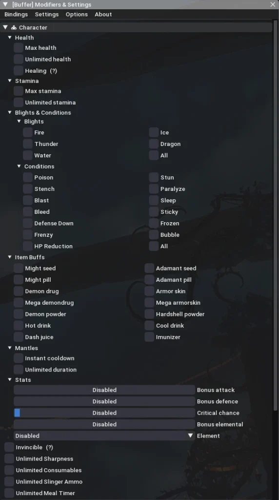 怪物猎人荒野mod-最强作弊mod(无限生命值、道具、属性修改、最大攻击等)附中文翻译