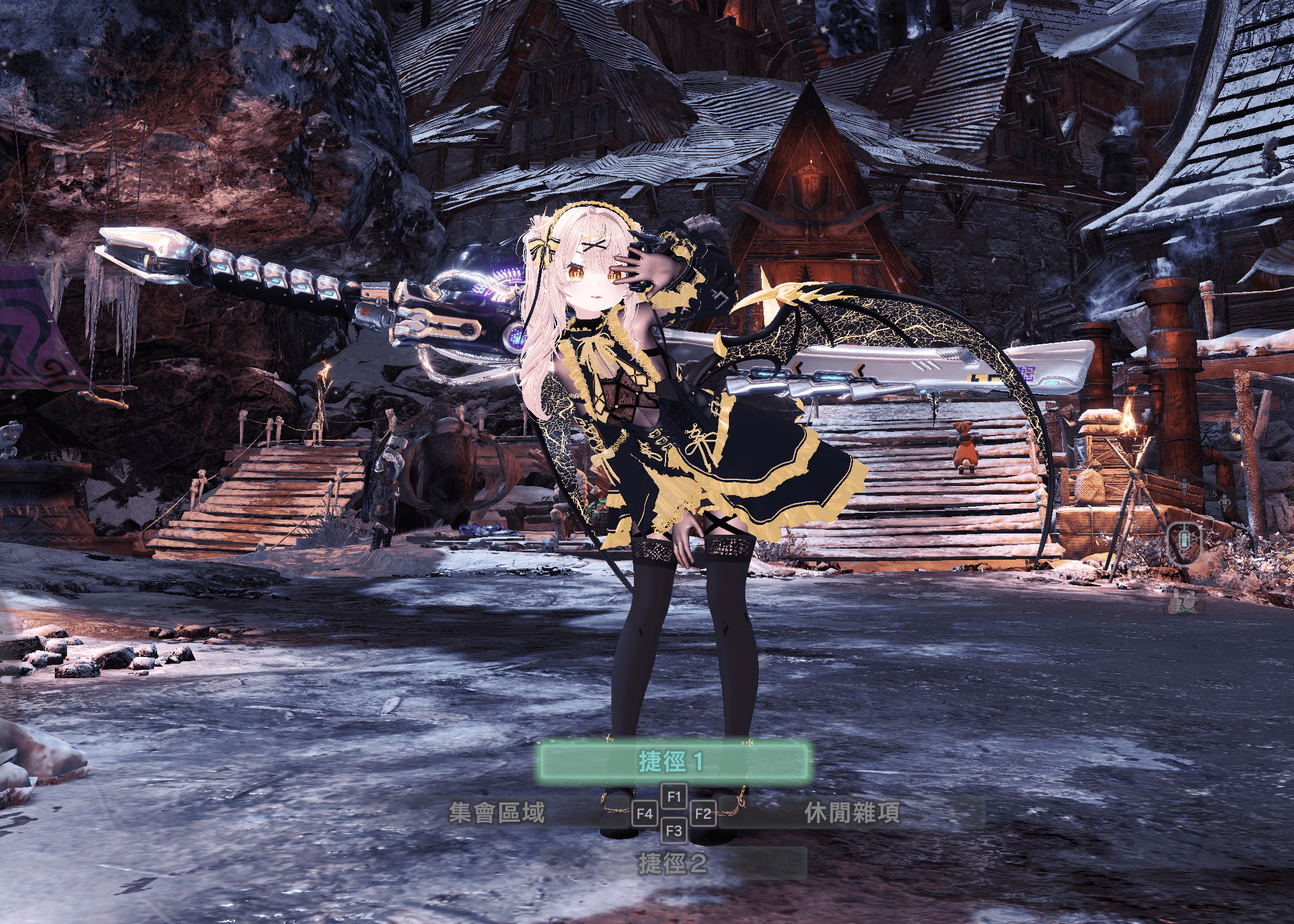 怪物猎人世界mod-金黄(有表情)-小小MOD吧
