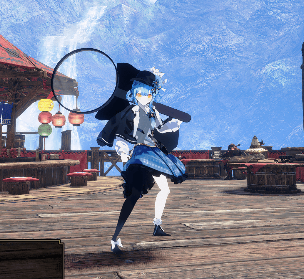 怪物猎人崛起MOD-橘雪莉+武器(大锤)